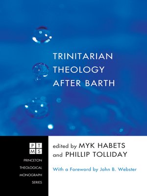 cover image of Trinitarian Theology after Barth